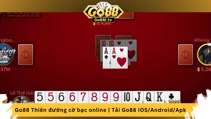 Cách chơi game bài tại trang Go88