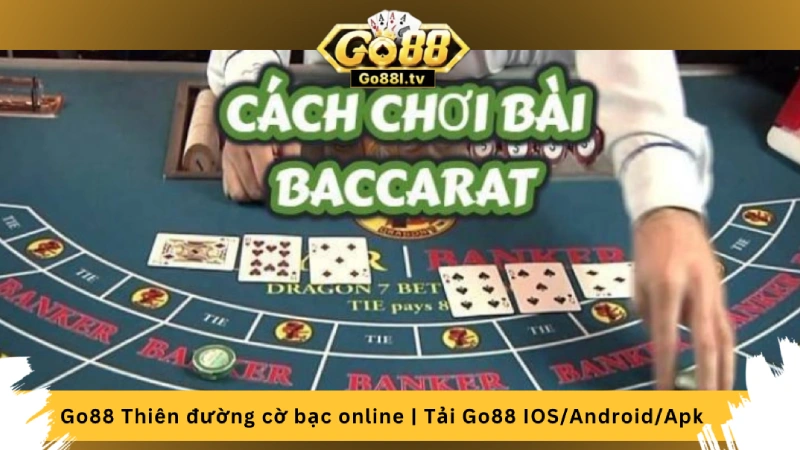 Hướng dẫn cách chơi Baccarat online tại Go88 đổi thưởng 2024